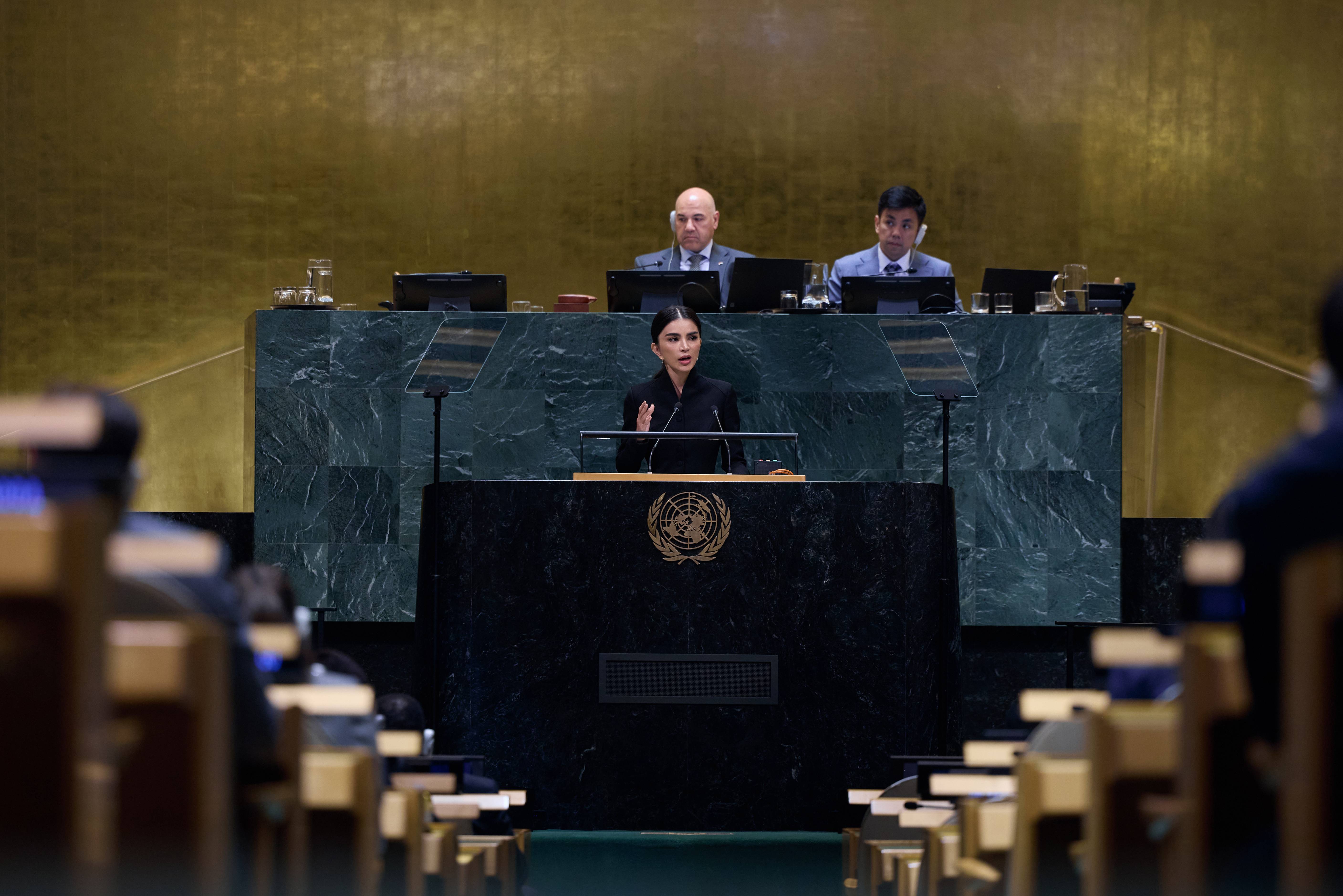 From the UN podium, Saida Mirziyoyeva calls for openness and dialogue